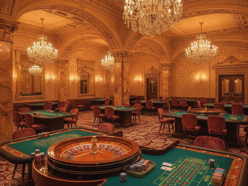 Grand Casino Budapest luxus játékterme