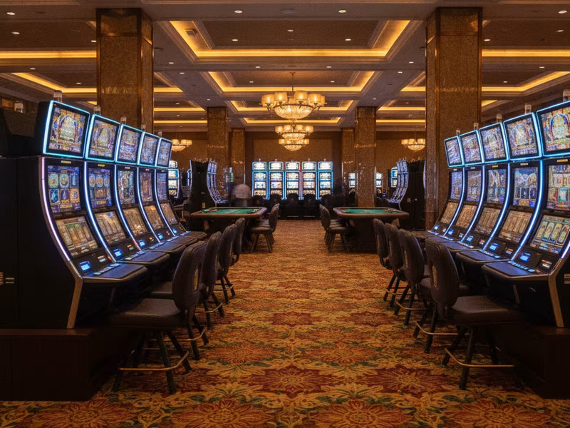 Las Vegas Casino elegáns játékterme a Sofitel szállodában